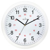 Acctim White Metro 24 Hour Plastic Wall Clock 300mm 21162