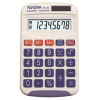 Aurora Silver/Grey 12-Digit Desk Calculator DT401