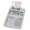 Sharp White 12-Digit Fluorescent Display Printing Calculator EL-1607P