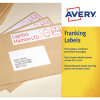 Avery 157x39mm White Franking Label FL07