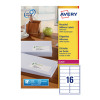 Avery Recycled Laser White Address Label 99.1 x 33.9mm 16 Per Sheet Pack of 1600 LR7162-100
