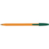 Q-Connect Medium Green Ballpoint Pen (Pack of 50) KF01043