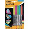 Bic Permanent Markers Fine Colour Intense Assorted 942865