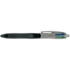 Bic 4 Colour Ballpoint Pen Retractable Medium Black /Blue /Red/Green (Pack of 12) 801867