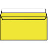 DL Wallet Envelope Peel and Seal 120gsm Banana Yellow (Pack of 250) Black 93015
