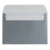 C6 Wallet Envelope Peel and Seal 130gsm Metallic Silver Black 93033 (Pack of 250)