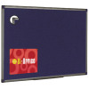 Bi-Office Aluminium Trim Felt Notice Board 900x600mm FA0343170