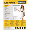 Bi-Office White A1 Plain Flipchart Pads (Pack of 5) FL010101
