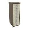 Bisley 15 Drawer Non-Locking Multi-Drawer Cabinet Coffee Cream BY08179