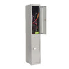 Bisley Goose Grey 6 Door Locker W305xD457xH1802mm BY09217