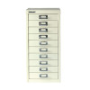 Bisley Multi-Drawer Cabinet A4 10 Drawer Chalk White BY19660