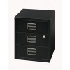 Bisley A4 Mobile Home Filer 3 Drawer Black BY33938