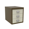 Bisley 3 Drawer Coffee Cream Non-Locking Multi-Drawer Cabinet BY47767