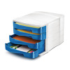 CEP Pro Gloss Blue 4 Drawer Set 394GBLUE