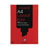 Goldline A4 White Layout Pad GPL1A4