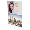 Stand Up Sign A4 Holder Portrait Clear DF47801