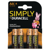 Duracell Simply Battery (Pack of 4) AAA 81235219