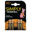 Duracell Simply Battery (Pack of 4) AA 81235210