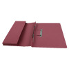 Elba Strongline Foolscap Bordeaux Spring Pocket File Pack of 25 100090149