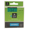 Dymo Black on Clear 1000/5000 D1 Standard Tape 9mmx7m S0720670