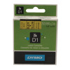 Dymo Black on Clear 4500 D1 Standard Tape 12mmx7m S0720500