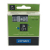 Dymo Black on Clear 4500 D1 Standard Tape 12mmx7m S0720500