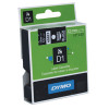 Dymo Black on Clear 4500 D1 Standard Tape 12mmx7m S0720500