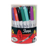 Sharpie Mini Permanent Fine Assorted Marker Canister of 72 S0811300 (Pack of 72)