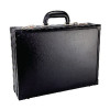 Monolith Black Expandable Leather Attache Case (Single) 2253
