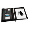 Monolith Meeting Folder Zipped Black 2827