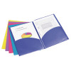 Snopake TwinFile A4 Presentation File Clear (Pack of 5) 14030