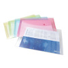 Rapesco Foolscap Assorted Pastel Popper Wallets Pack of 5 0696