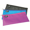 Helix Assorted Nylon Pencil Case 200x100mm (Pack of 12) Q65040