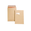 New Guardian Gusset C4 Window Envelopes 130gsm Manilla Peel and Seal (Pack of 100) J27366