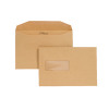 Postmaster Envelope 162x238mm Window 80gsm Gummed Manilla (Pack of 500) K29956