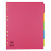 Concord A4 Extra Wide Bright 5-Part Dividers (Pack of 20) 50999