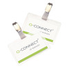 Q-Connect Hot Laminating ID Badge With Clip (Pack of 25) KF00302