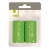 Q-Connect D Battery (Pack of 2) KF00491