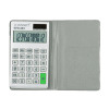 Aurora Silver/Grey 12-Digit Desk Calculator DT401