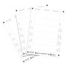 Q-Connect 40x75mm Name Badge Inserts 12 Per Sheet (Pack of 25) KF02288
