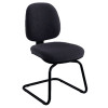 Jemini Charcoal Medium Back Visitor Chair KF02735