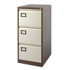 Jemini Coffee/Cream 3 Drawer Filing Cabinet KF03004