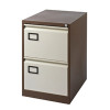 Jemini Coffee/Cream 2 Drawer Filing Cabinet KF03006