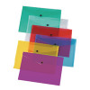 Snopake PolyPlus A4 Electra Assorted Wallet Pack of 5 11756