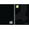 Q-Connect Casebound A4 Hardback Notebook 192 Pages Black (Pack of 3) KF03725