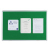 Q-Connect 1200x900mm Aluminium Frame Green Notice Board 54034204