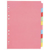 Q-Connect A4 Subject Divider Multi-Punched 10 Part KF26082
