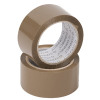 Q-Connect Polypropylene Packaging Tape 50mm x 66m Brown Pack of 6 KF27010