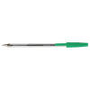 Q-Connect Medium Green Ballpoint Pen (Pack of 20) KF34045