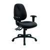 Cappela Wave Radial High Back Posture Black Chair KF71361